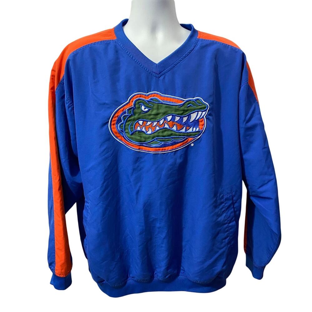 Knights Apparel University of Florida Gators Embroidered Pullover VINTAGE Large